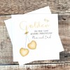 Handmade Personalised Golden Wedding Anniversary Card  50th Anniversary
