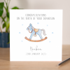 Personalised New Grandparents Card - New Grandson Card