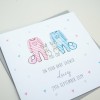 Personalised Twins Baby Shower Card - On your baby shower card