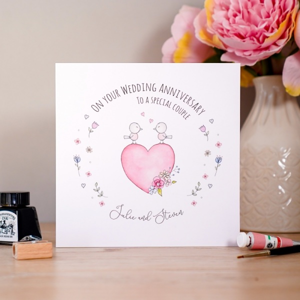 Personalised Anniversary Card