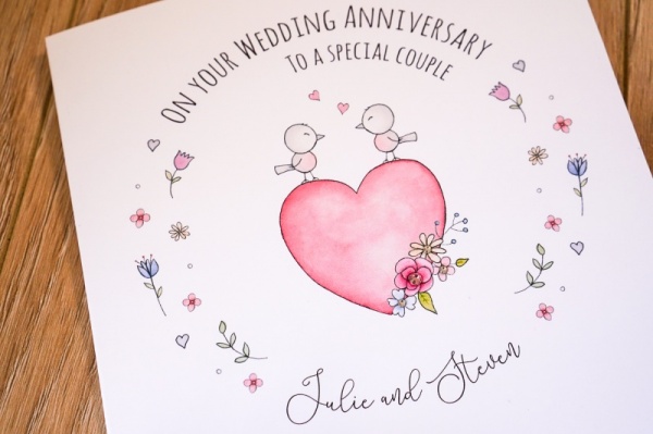 Personalised Anniversary Card