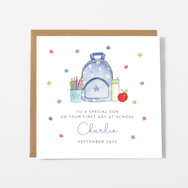 First Day High School Card