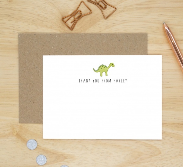 Dinosaur Notecards -  Pack of 10