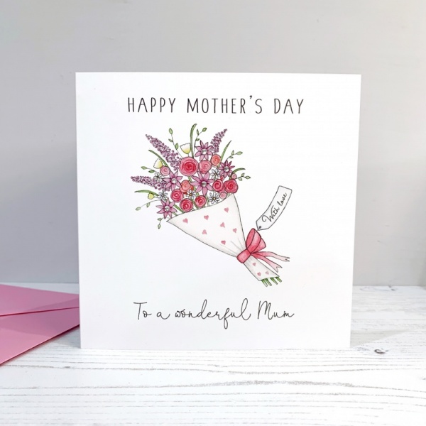 Mother's Day Card - Bouquet of Flowers