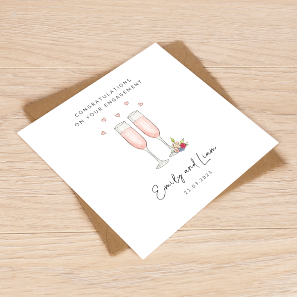 Congratulations On Your Engagement Card