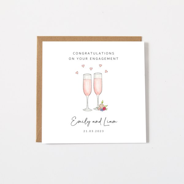 Congratulations On Your Engagement Card