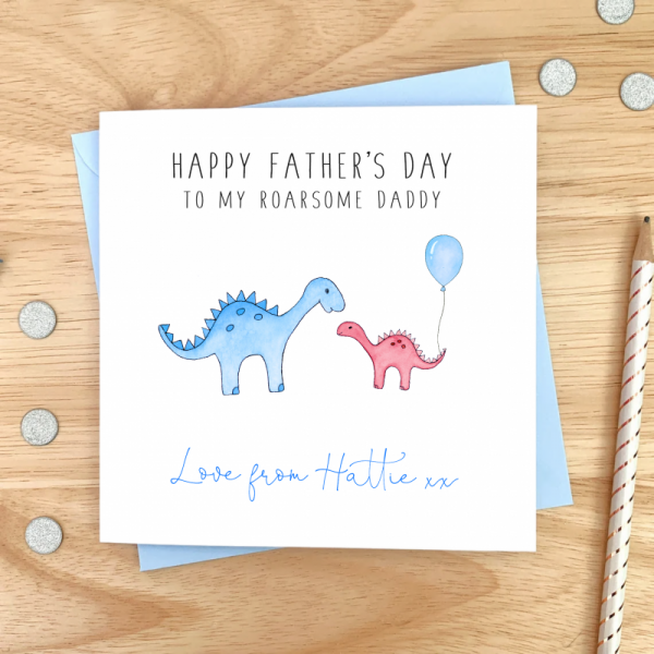 Dinosaur Father's Day Card