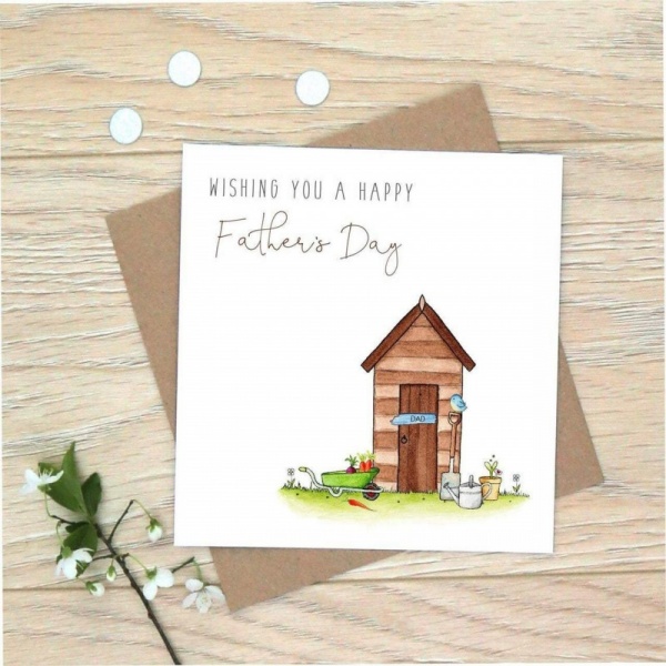 Personalised Father's Day Card - Shed