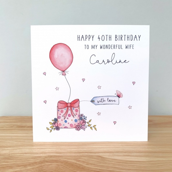 Personalised Birthday Card - Daughter, Mum, Granddaughter, Sister, Friend