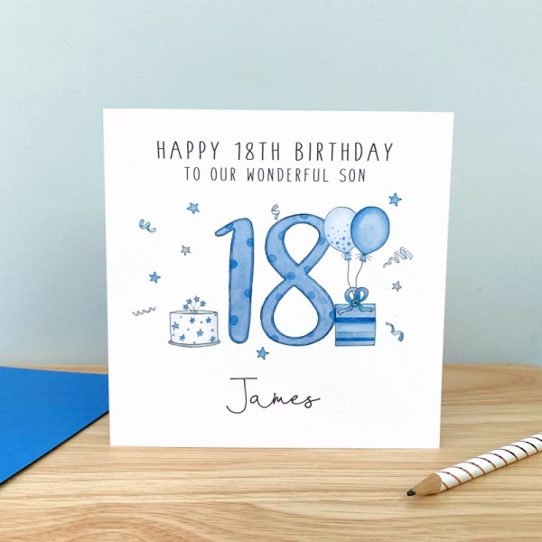 Personalised Birthday Card  21st, 30th, 40th, 50th, 60th - Any Age
