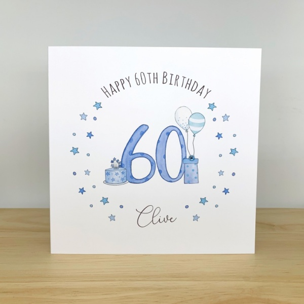 Personalised Male Birthday Card - 18th, 21st, 30th, 40th