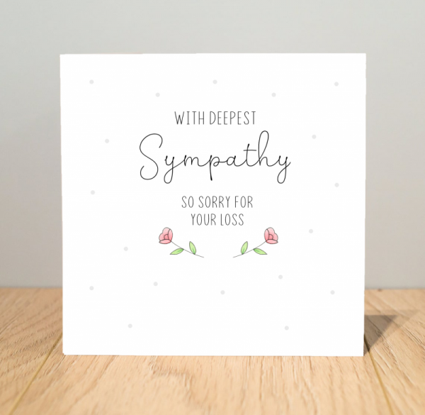 Personalised Sympathy Card
