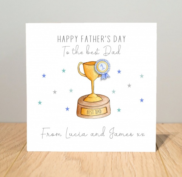 Fathers Day Card -  To the best dad card