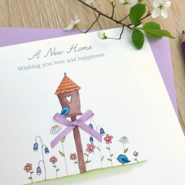 Handmade Personalised New Home Card