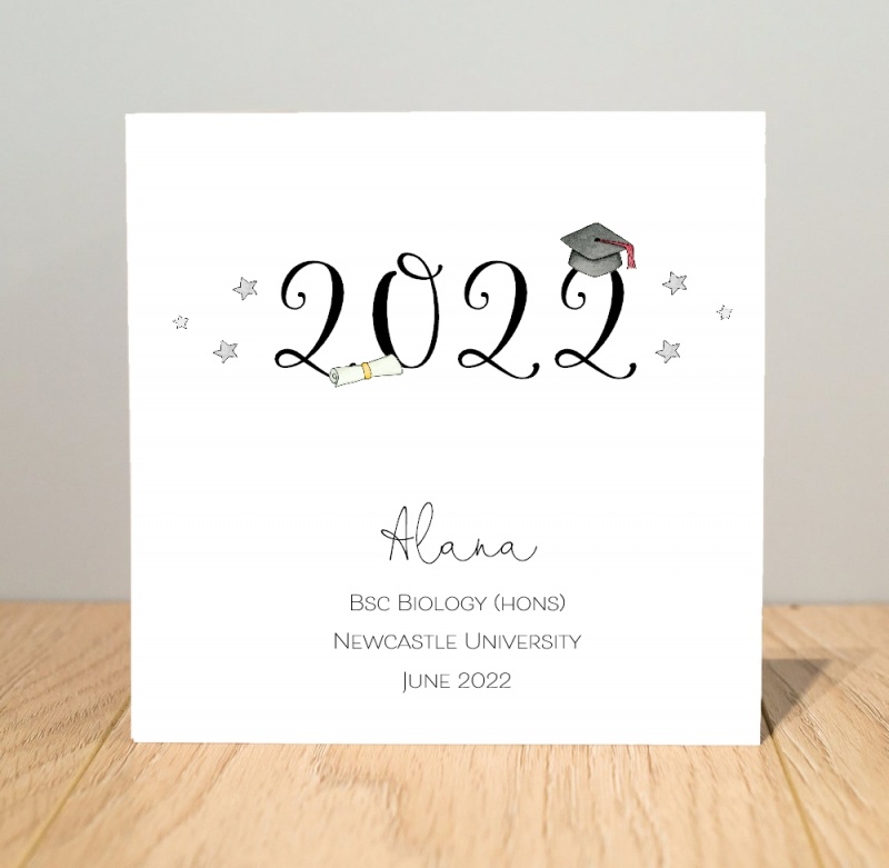 Personalised Graduation Card for 2022