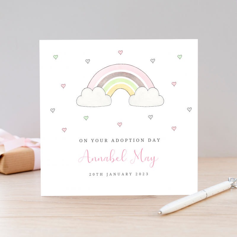 Personalised Adoption Card