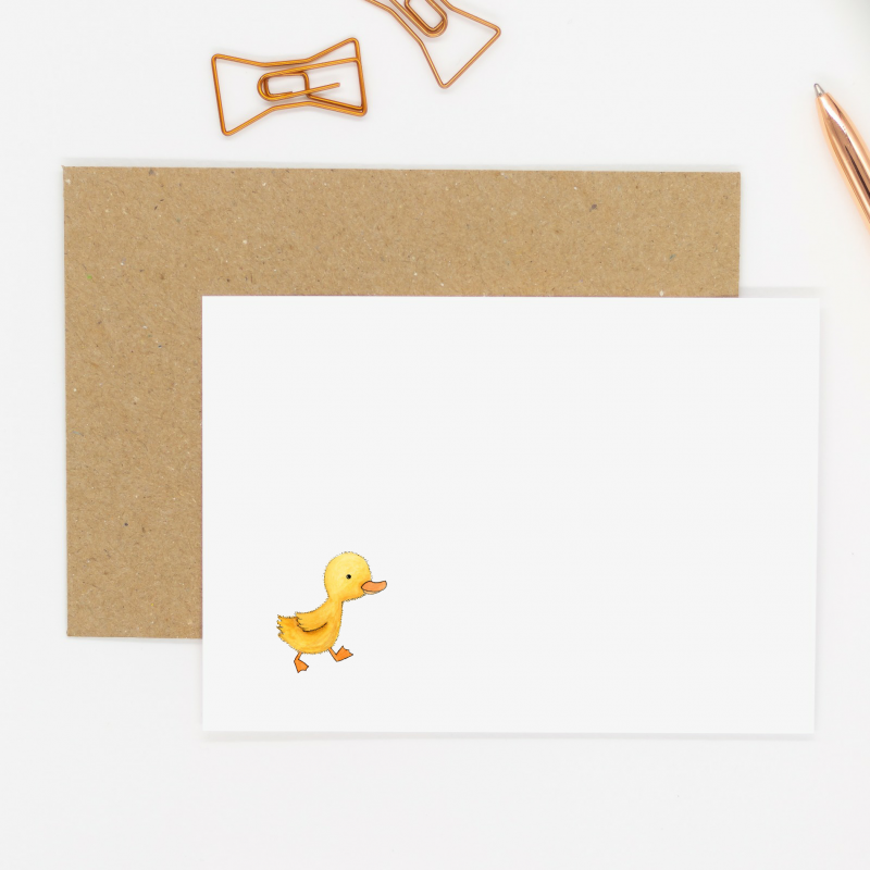 Personalised Duck Notecards - Pack of 10