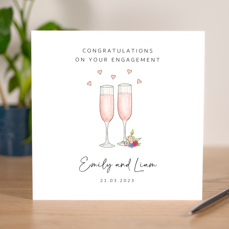 Congratulations On Your Engagement Card