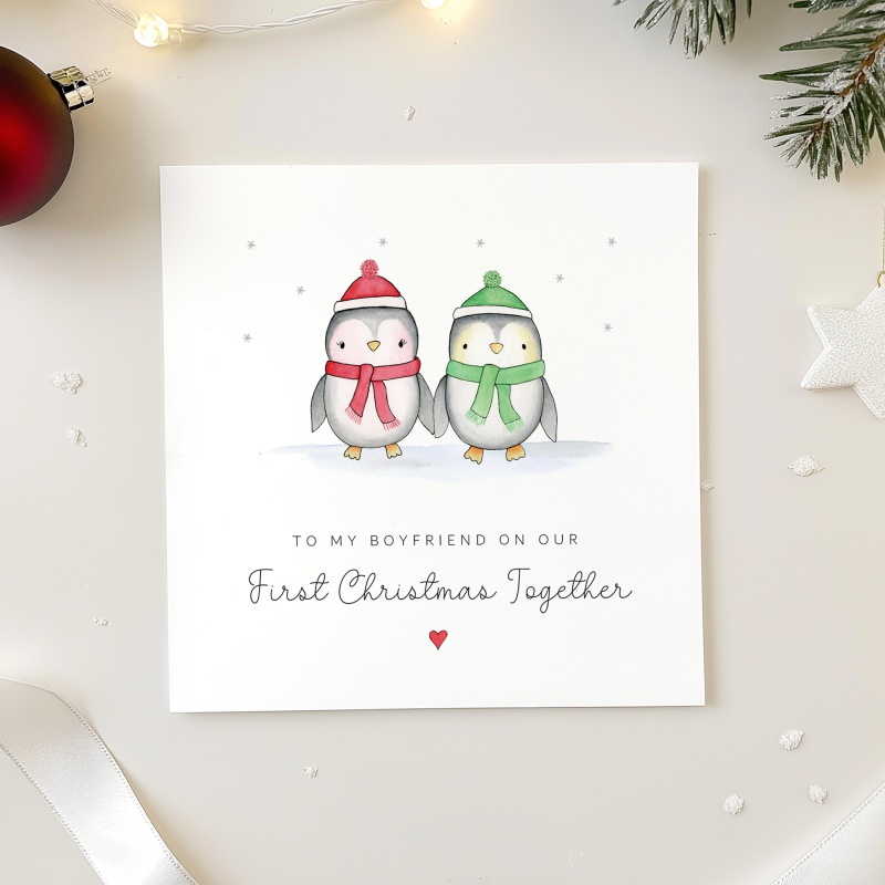 Personalised First Christmas Together Card - Just For Cards Greetings Cards