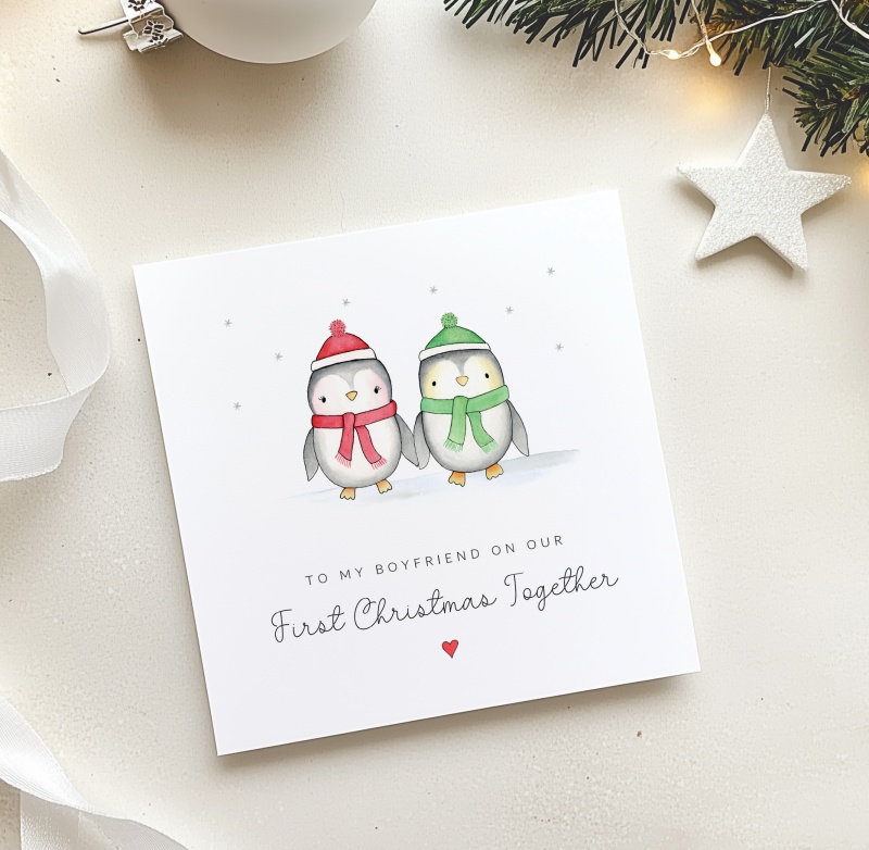 Personalised First Christmas Together Card - Just For Cards Greetings Cards
