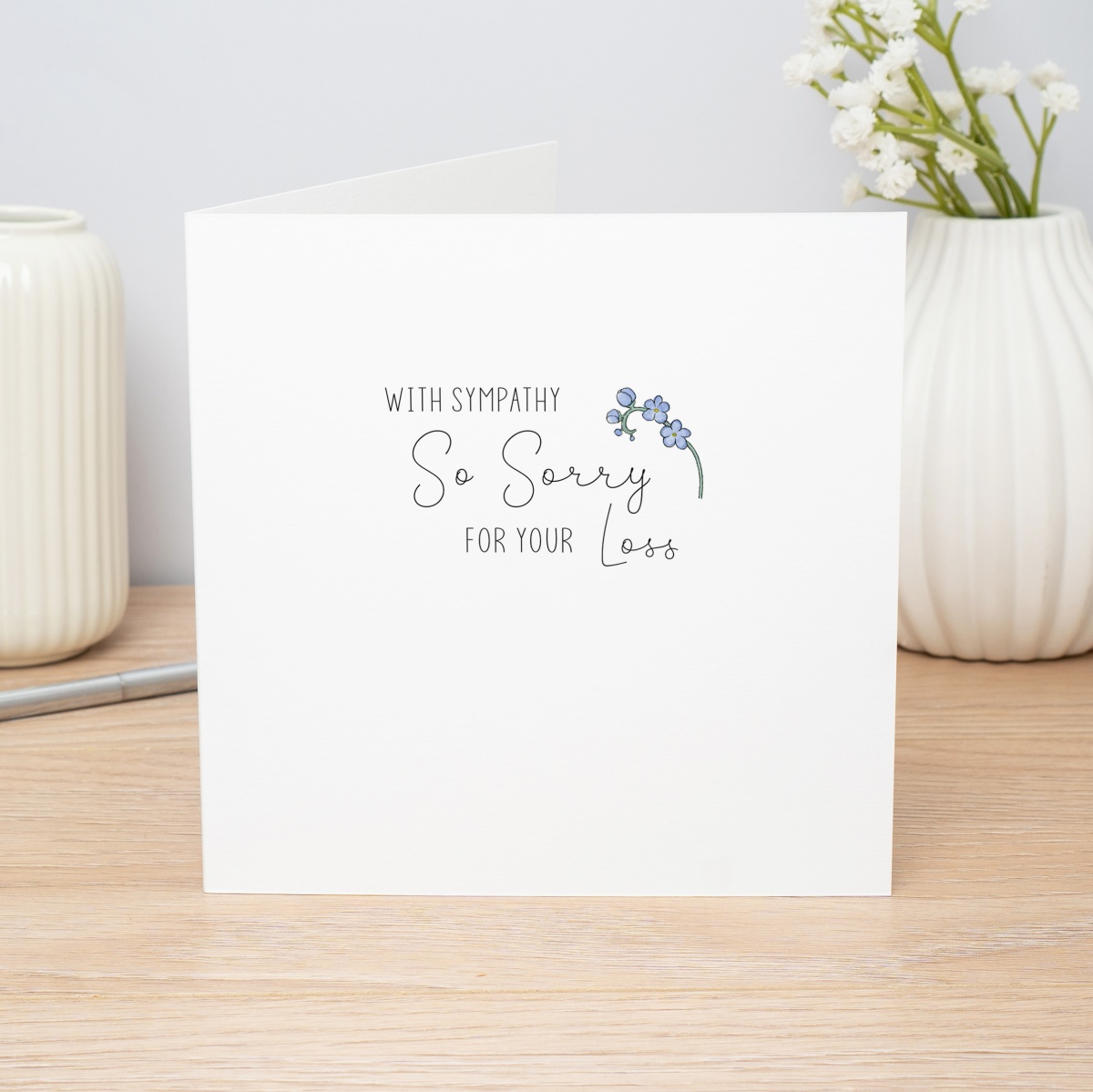 Sympathy Card - Sorry For your Loss Card | Just for Cards - Just For ...
