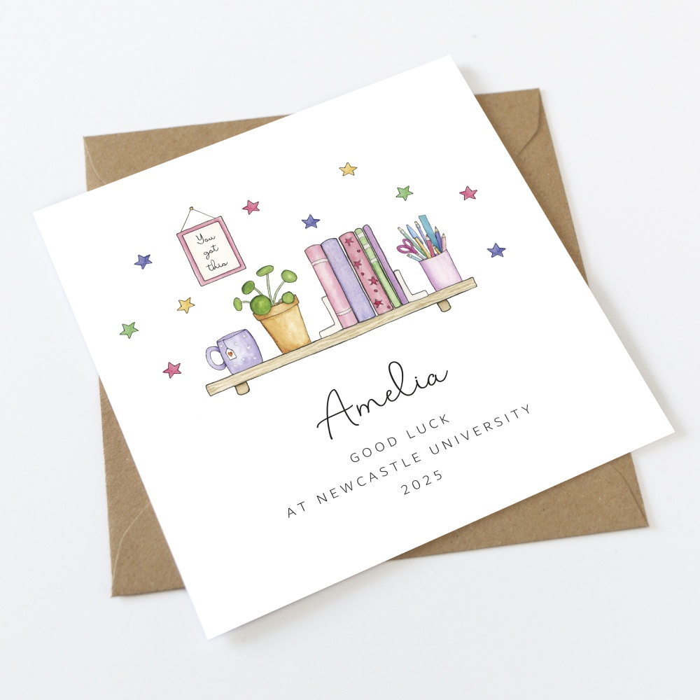 Personalised Good Luck In Your Exams Card - Just For Cards Greetings Cards