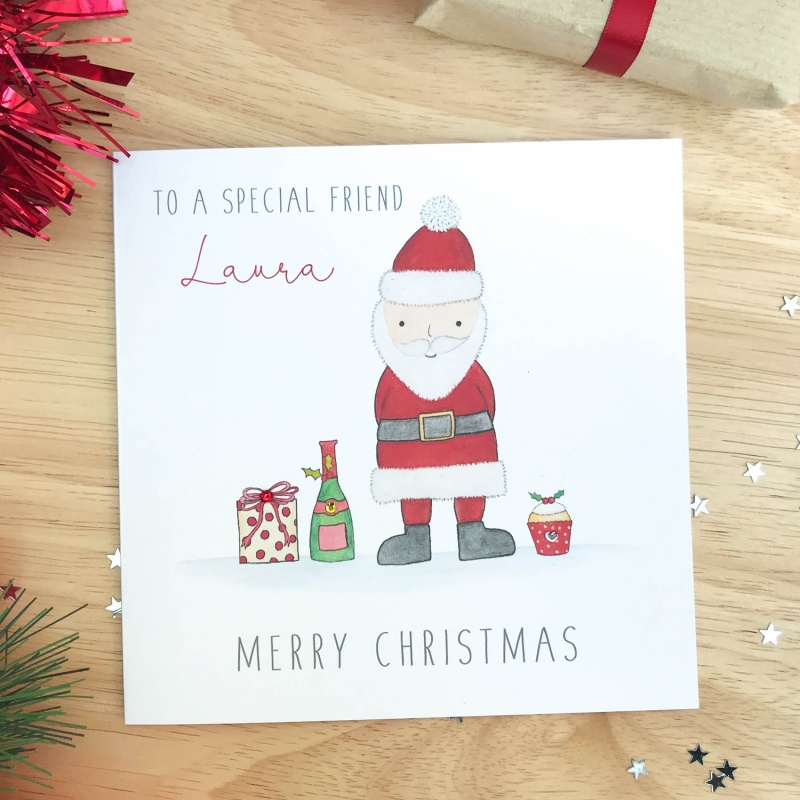 Personalised Christmas Card - Friend, wife, husband