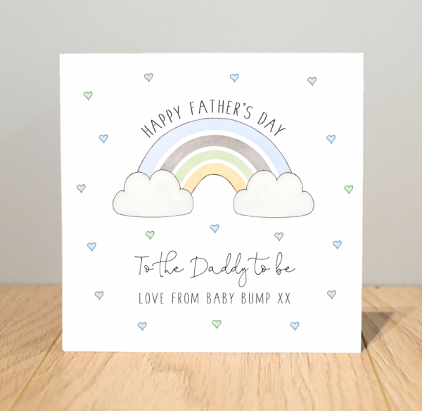 Daddy To Be Father's Day Card - From the bump