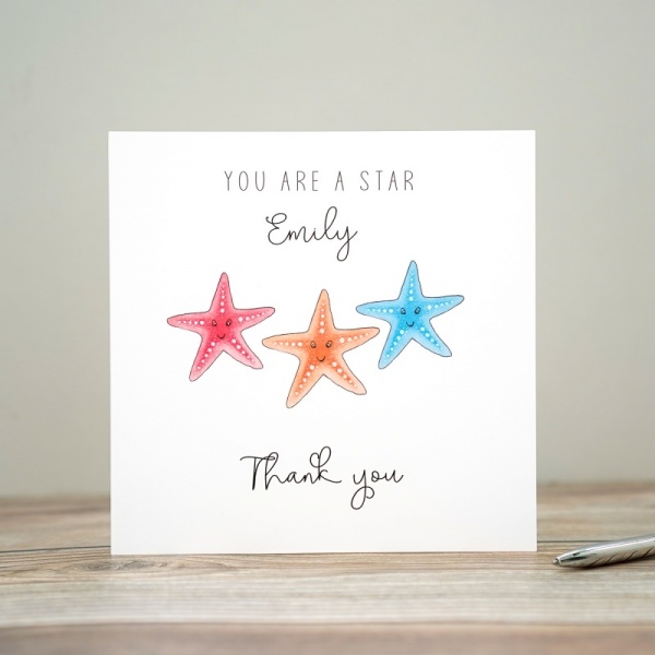 You Are A Star Thank you Card